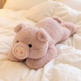 Ollie le Cochon — peluche anti-stress adulte rose Floofie