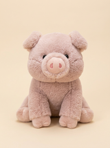 Ollie le Cochon — peluche anti-stress adulte rose Floofie